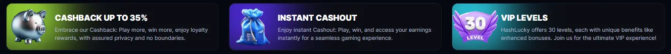HashLucky casino interface